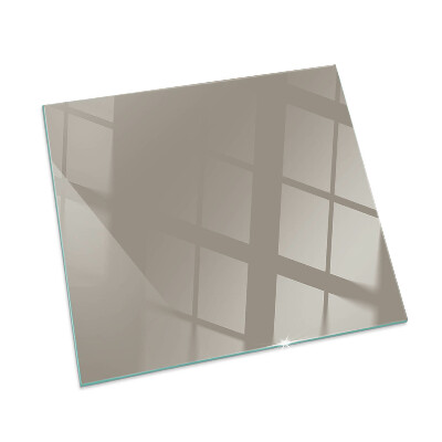 Protector de suelo para estufa rectangular Color marrón
