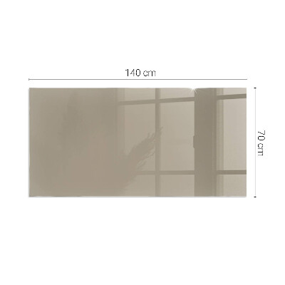 Protector de suelo para estufa rectangular Color marrón
