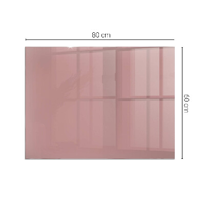 Protector suelo para estufa de leña rectangular Color rosa