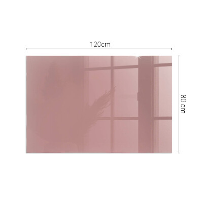 Protector suelo para estufa de leña rectangular Color rosa