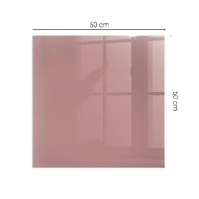 Protector suelo para estufa de leña rectangular Color rosa