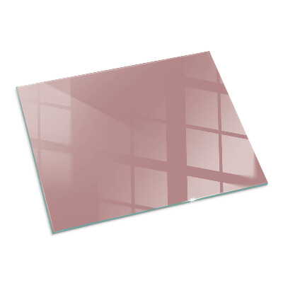Protector suelo para estufa de leña rectangular Color rosa