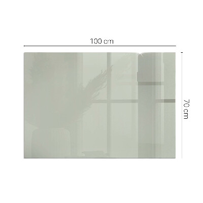 Protector de suelo para estufa rectangular Color Gris-verde