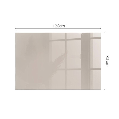Protector de suelo para estufa rectangular Color marrón claro