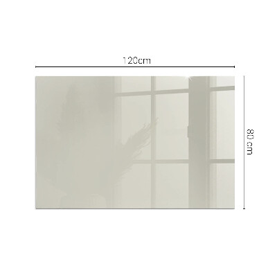 Protector suelo para estufa de leña rectangular Color Crema Claro