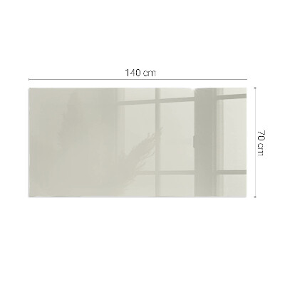 Protector suelo para estufa de leña rectangular Color Crema Claro