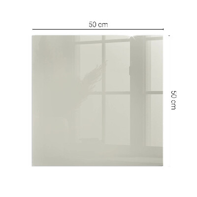 Protector suelo para estufa de leña rectangular Color Crema Claro