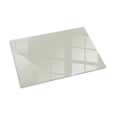 Protector suelo para estufa de leña rectangular Color Crema Claro