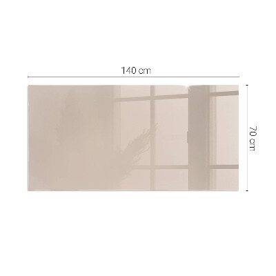 Protector suelo para estufa de leña rectangular Color marrón claro
