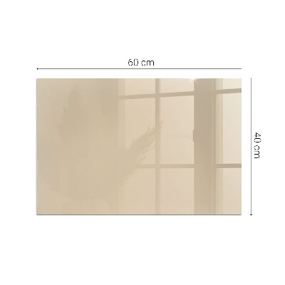 Protector suelo para estufa de leña rectangular Color beige