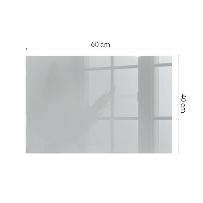 Protector de suelo para estufa rectangular Color Gris claro