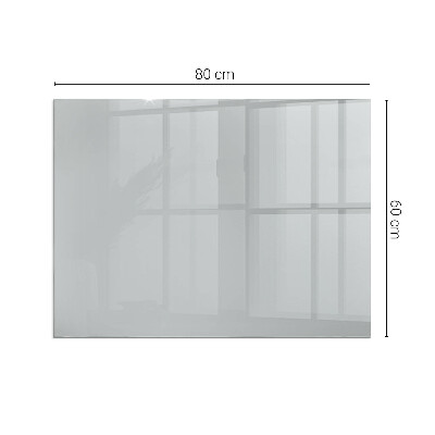 Protector de suelo para estufa rectangular Color Gris claro