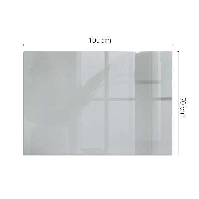 Protector de suelo para estufa rectangular Color Gris claro