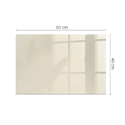 Protector suelo para estufa de leña rectangular Color beige