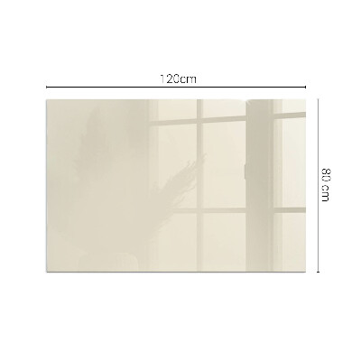 Protector suelo para estufa de leña rectangular Color beige
