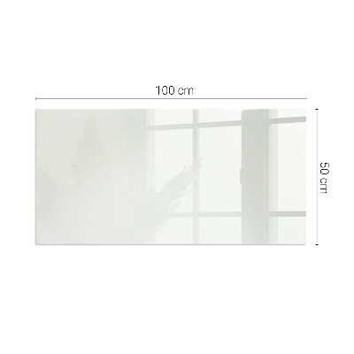 Protector suelo para estufa de leña rectangular Color marfil