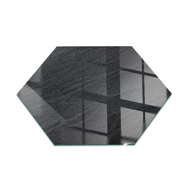 Placa de protección para estufa hexagonal Patrón de piedra natural