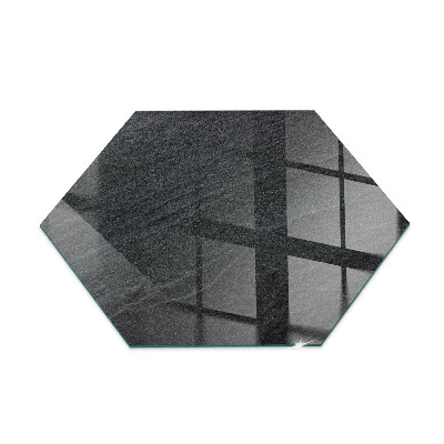 Placa de protección para estufa hexagonal Patrón de piedra natural