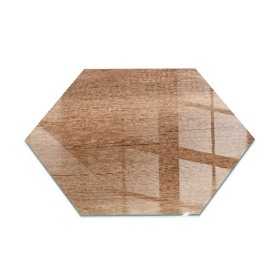 Protector de suelo para estufas hexagonal Patrón inspirado en la madera