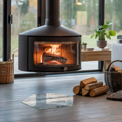 Protector de suelo para estufas hexagonal Colores de tablero en varios tonos