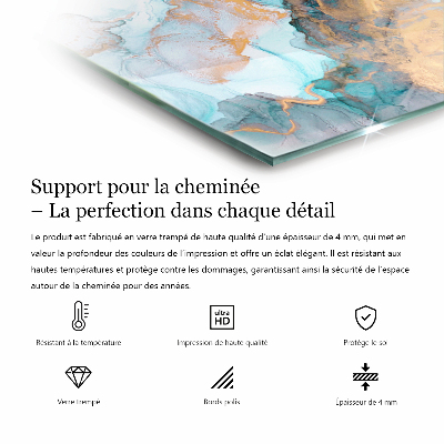 Protector de suelo para estufas hexagonal Patrón de estructura rocosa