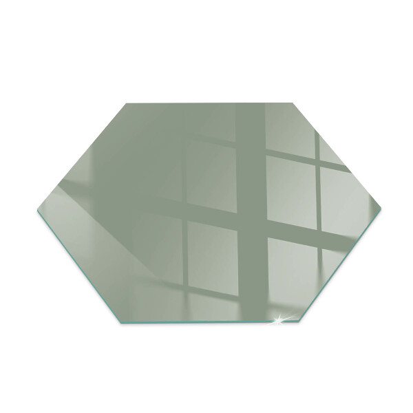 Placa protectora suelo estufa hexagonal Color gris verdoso