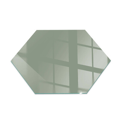 Placa protectora suelo estufa hexagonal Color gris verdoso