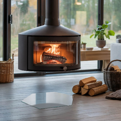 Protector de suelo para estufas hexagonal Color gris