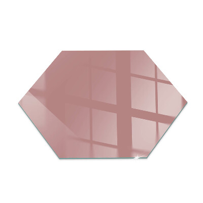 Placa protectora suelo estufa hexagonal Color rosa