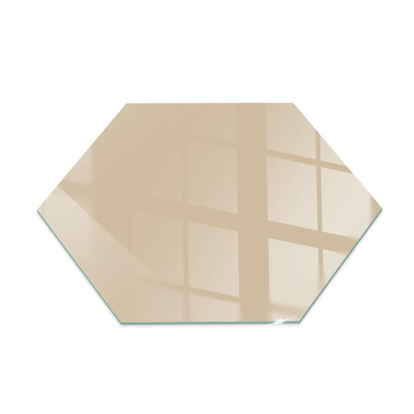 Protector de suelo para estufas hexagonal Color beige