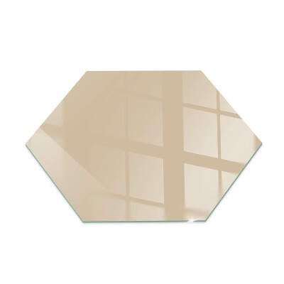 Protector de suelo para estufas hexagonal Color beige