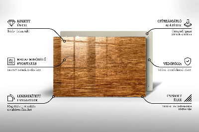 Posavaso de cristal para velas funerarias Textura tablón de madera