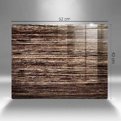 Posavaso de cristal para velas funerarias Textura de madera