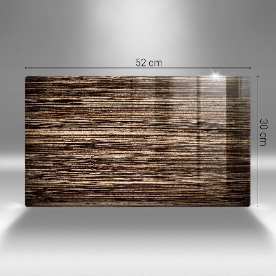Posavaso de cristal para velas funerarias Textura de madera