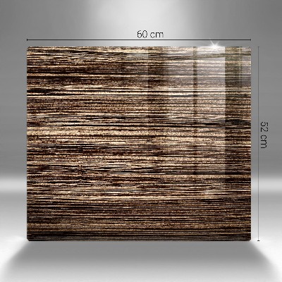 Posavaso de cristal para velas funerarias Textura de madera