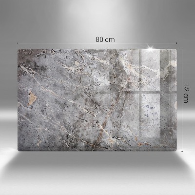 Posavaso de cristal para velas funerarias Textura de piedra