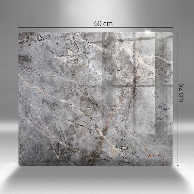 Posavaso de cristal para velas funerarias Textura de piedra