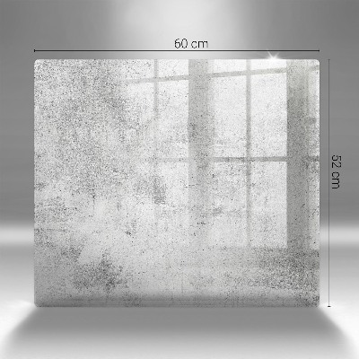 Posavaso de cristal para velas funerarias Textura de hormigón