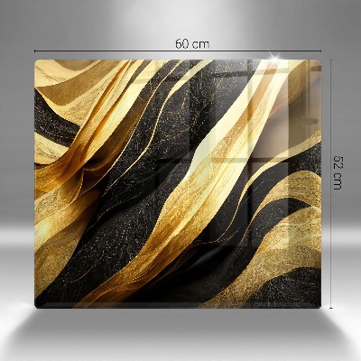 Posavaso de cristal para velas funerarias Elegante abstracción