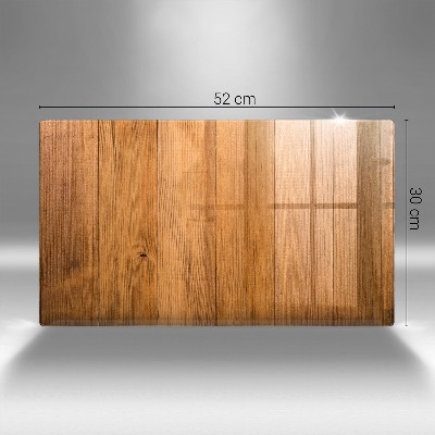 Posavaso de cristal para velas funerarias Tablones de madera