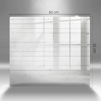 Posavaso de cristal para velas funerarias Tablones modernos de madera clara