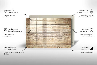 Posavaso de cristal para velas funerarias Tablas de madera