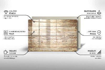 Posavaso de cristal para velas funerarias Tablas de madera