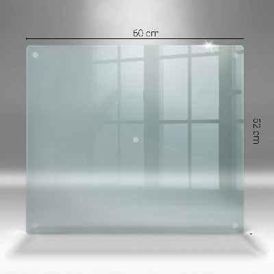 Posavaso de cristal para velas funerarias rectangular transparente