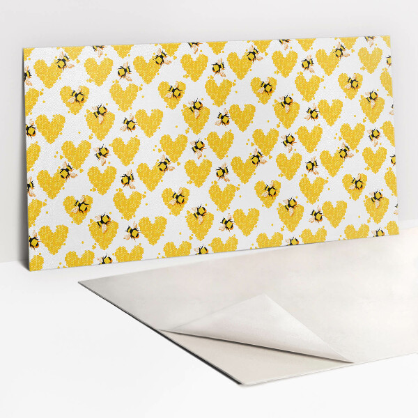 Panel de pvc para pared Abeja con panal