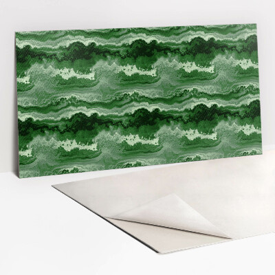 Panel vinilo para pared Motivo de mármol verde