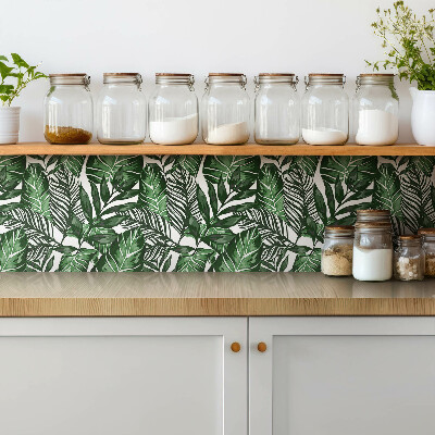 Azulejos vinílicos Hojas verdes