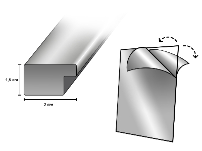 Marco para fotos blanco 60x80 cm