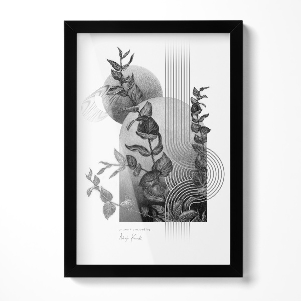 Marco cuadro negro 20x30 cm