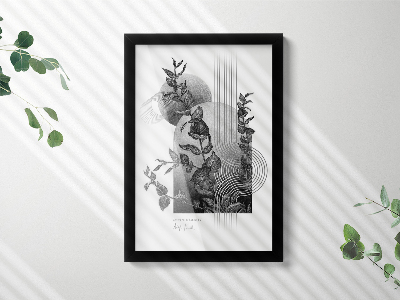 Marco cuadro negro 20x30 cm